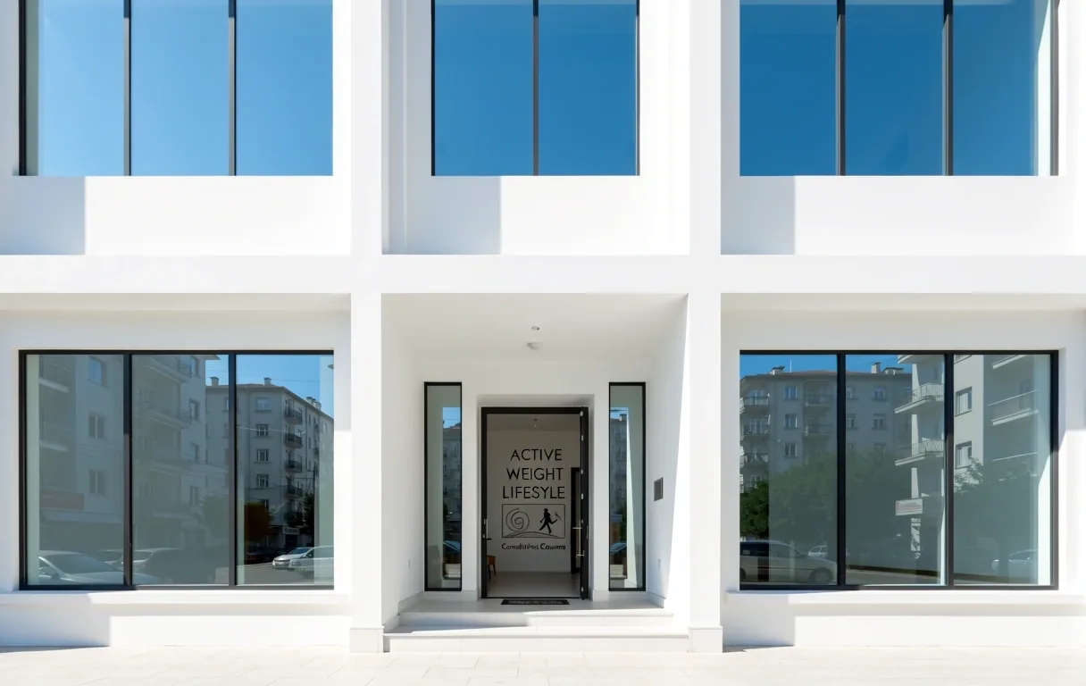 Weightless Life consulting space facade